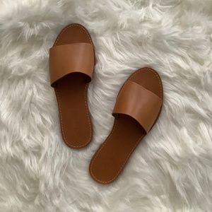 Madewell leather boardwalk sandals